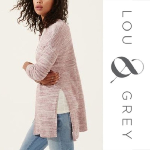 Lou & Grey Spacedyed Purple Open Cardigan XS - Picture 1 of 4